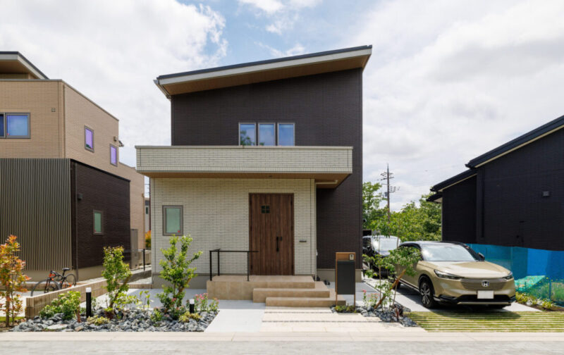 庭で遊べる！菜園を楽しむ！大阪府の新築外構 施工実例